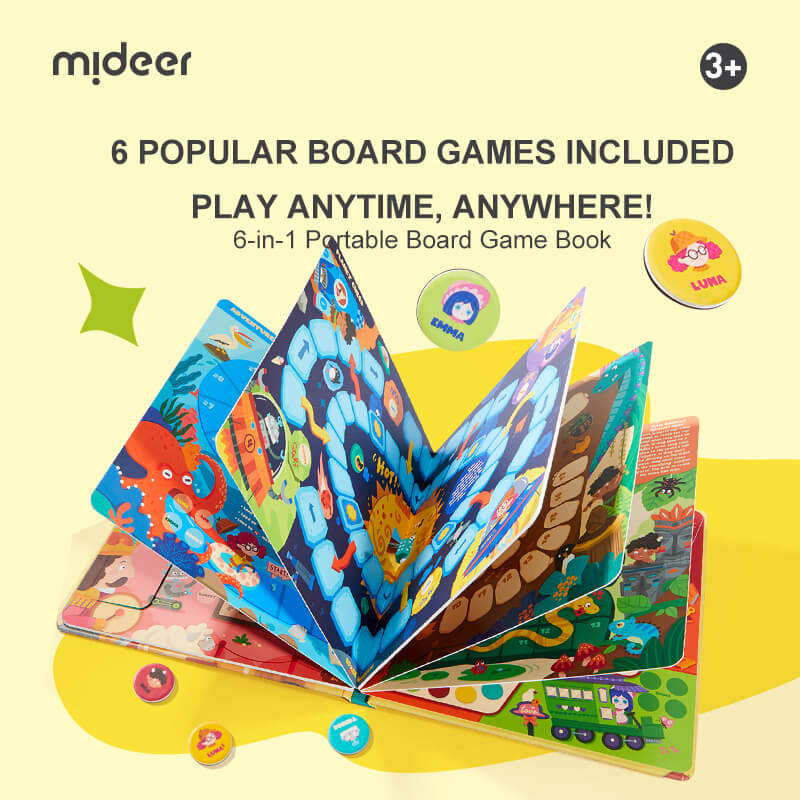 หนังสือเกมกระดานพกพา 6 IN 1 MIDEER MD3360_1